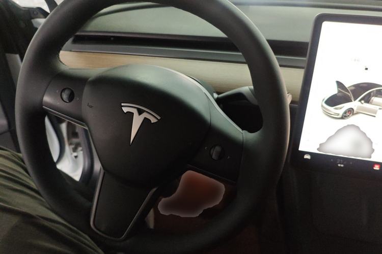 Used Tesla Model 3 2022 Performance High-Performance All-Wheel-Drive Version Steering Wheel