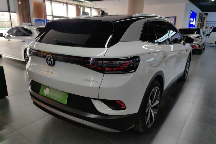 Used Volkswagen ID.4 CROZZ 2021 Long-Range Lite PRO Two-Wheel Drive Version Rear Right 45 Deg