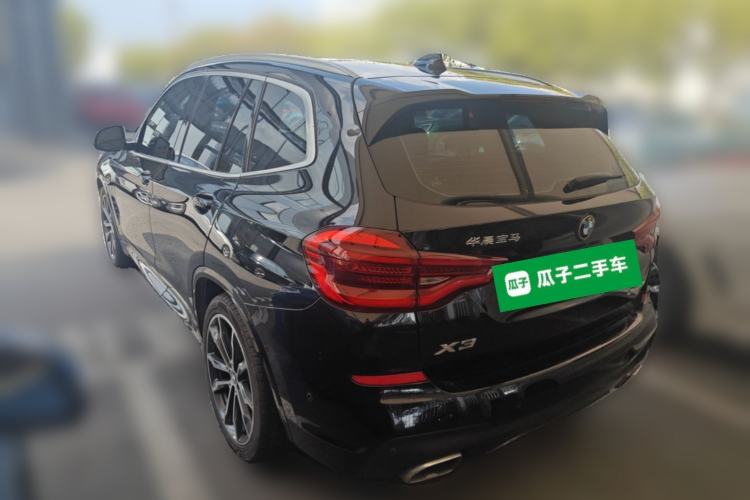 Used BMW X3 2020 xDrive30i Luxury Model with M Sport Package Rear Left 45 Deg