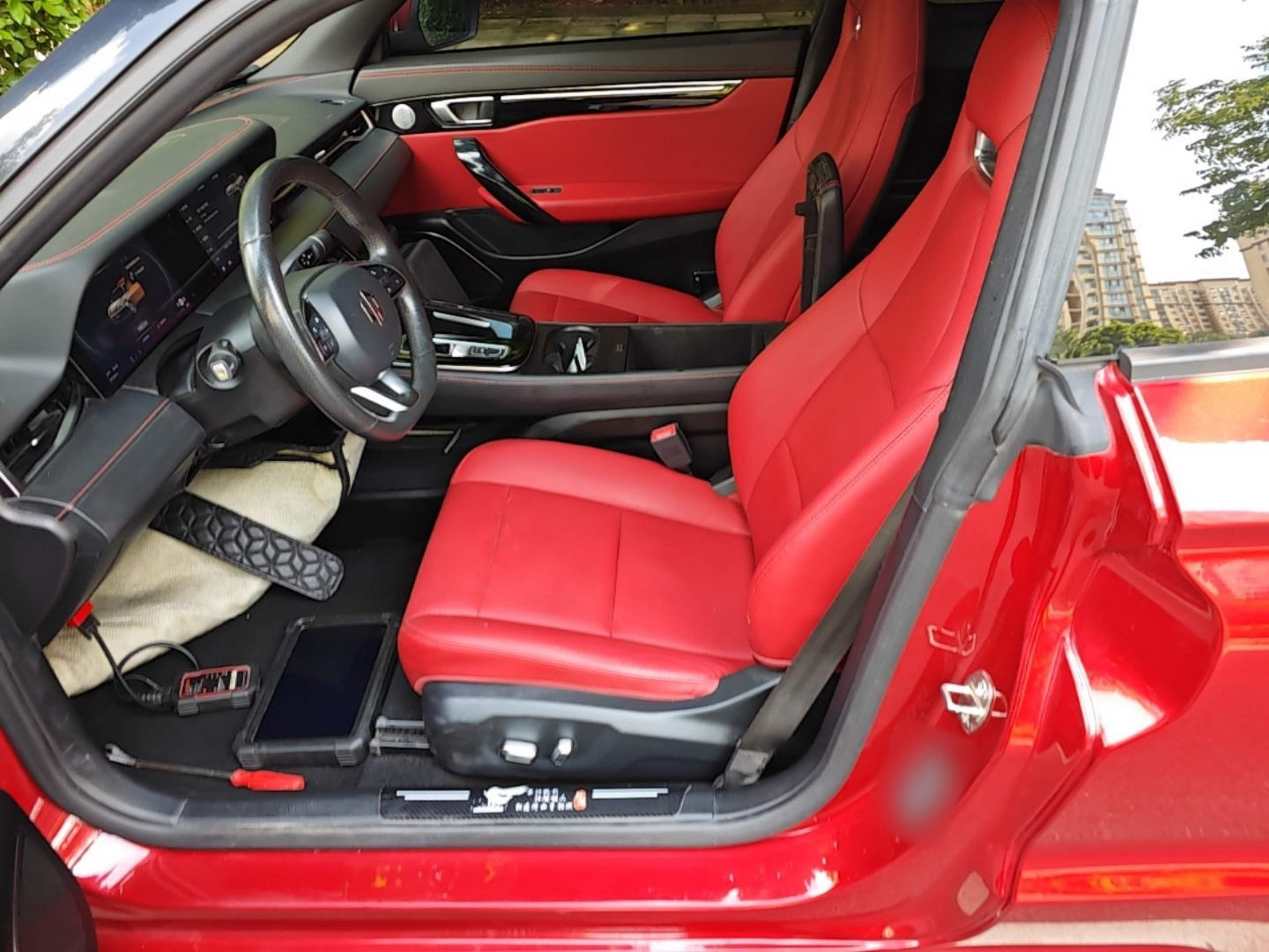 Avant de la voiture