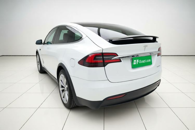 Used Tesla Model X 2019 Long-Range Version Rear Left 45 Deg