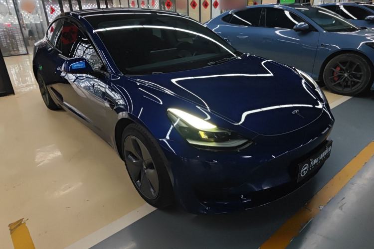 Used Tesla Model 3 2021 Standard Range Rear-Wheel Drive Upgraded Version 3D6 Front Right 45 Deg