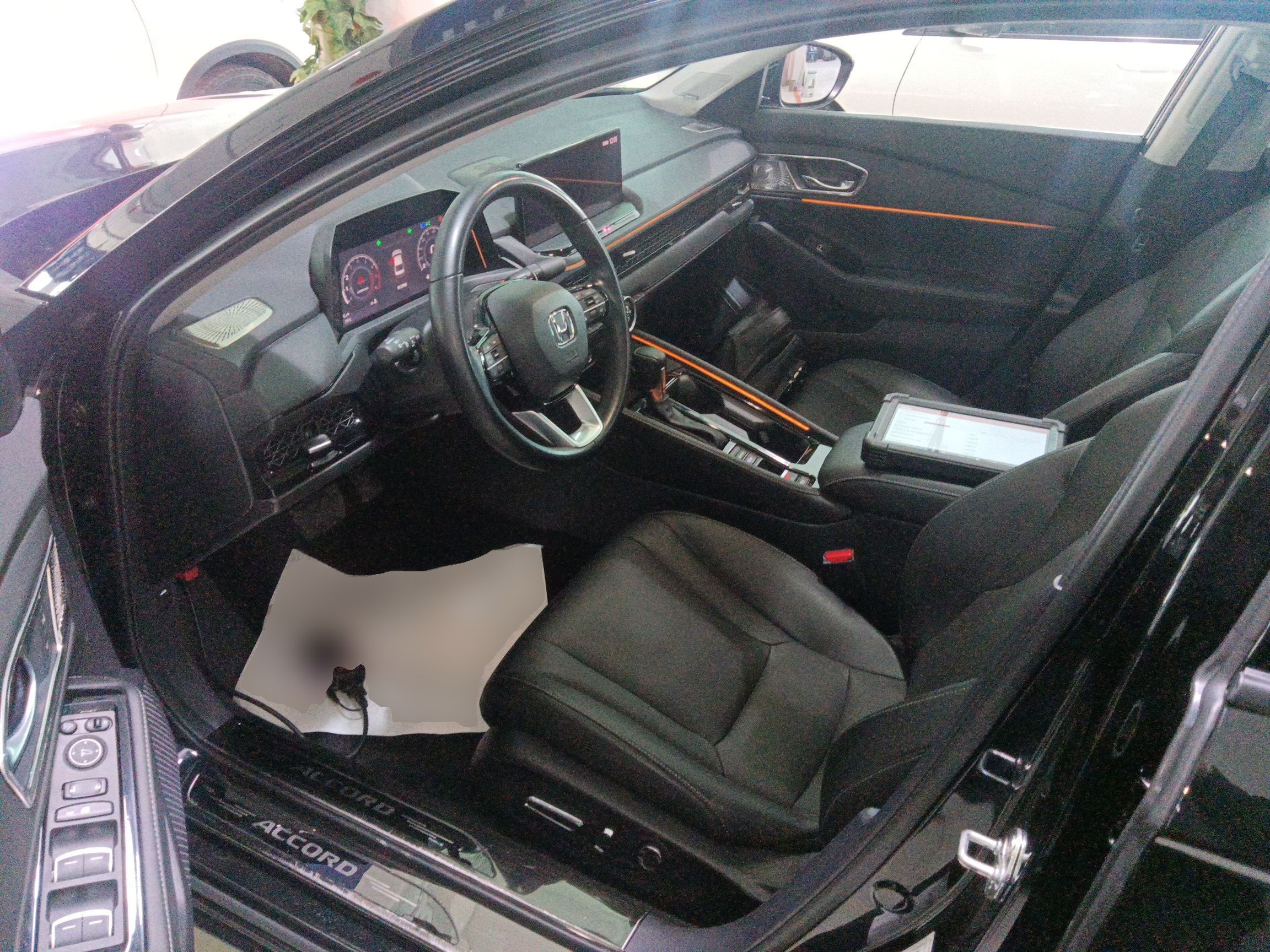 Переднее сиденье в автомобиле