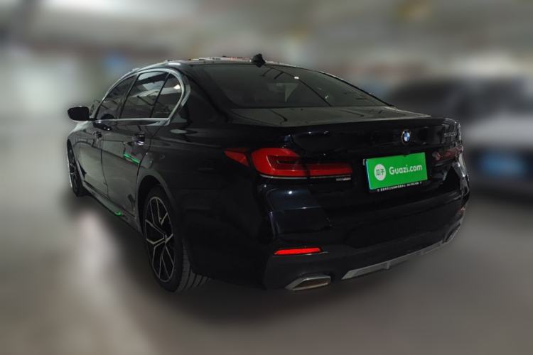 Used BMW 5 Series 2021 530Li Luxury Edition M Sport Package Rear Left 45 Deg