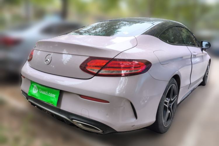 Used Mercedes-Benz C-Class 2021 C 260 Coupe Rear Right 45 Deg