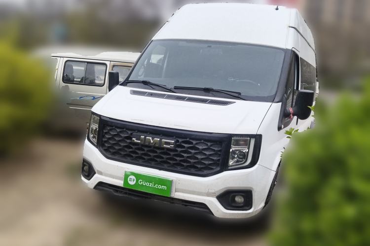Used JMC Fushun 2023 2.0T Manual Diesel Long-Wheelbase High-Roof Business Van with Dual Rear Tires 6–9 Seats