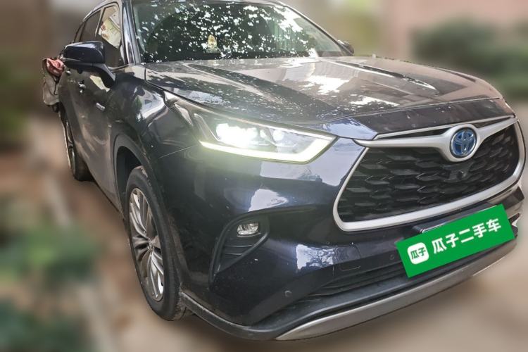 Used Toyota Highlander 2022 Dual-Engine 2.5L Four-Wheel Drive Prestige Version 7 Seats Front Right 45 Deg