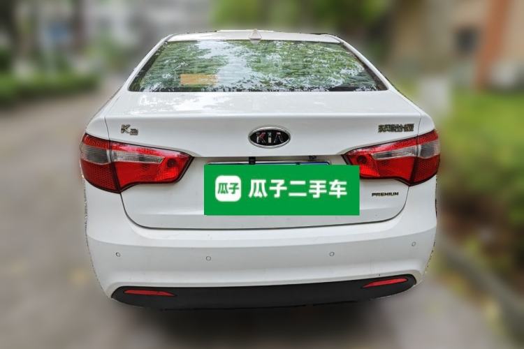 Used Kia K2 2011 Sedan 1.6L Automatic Transmission Premium Rear