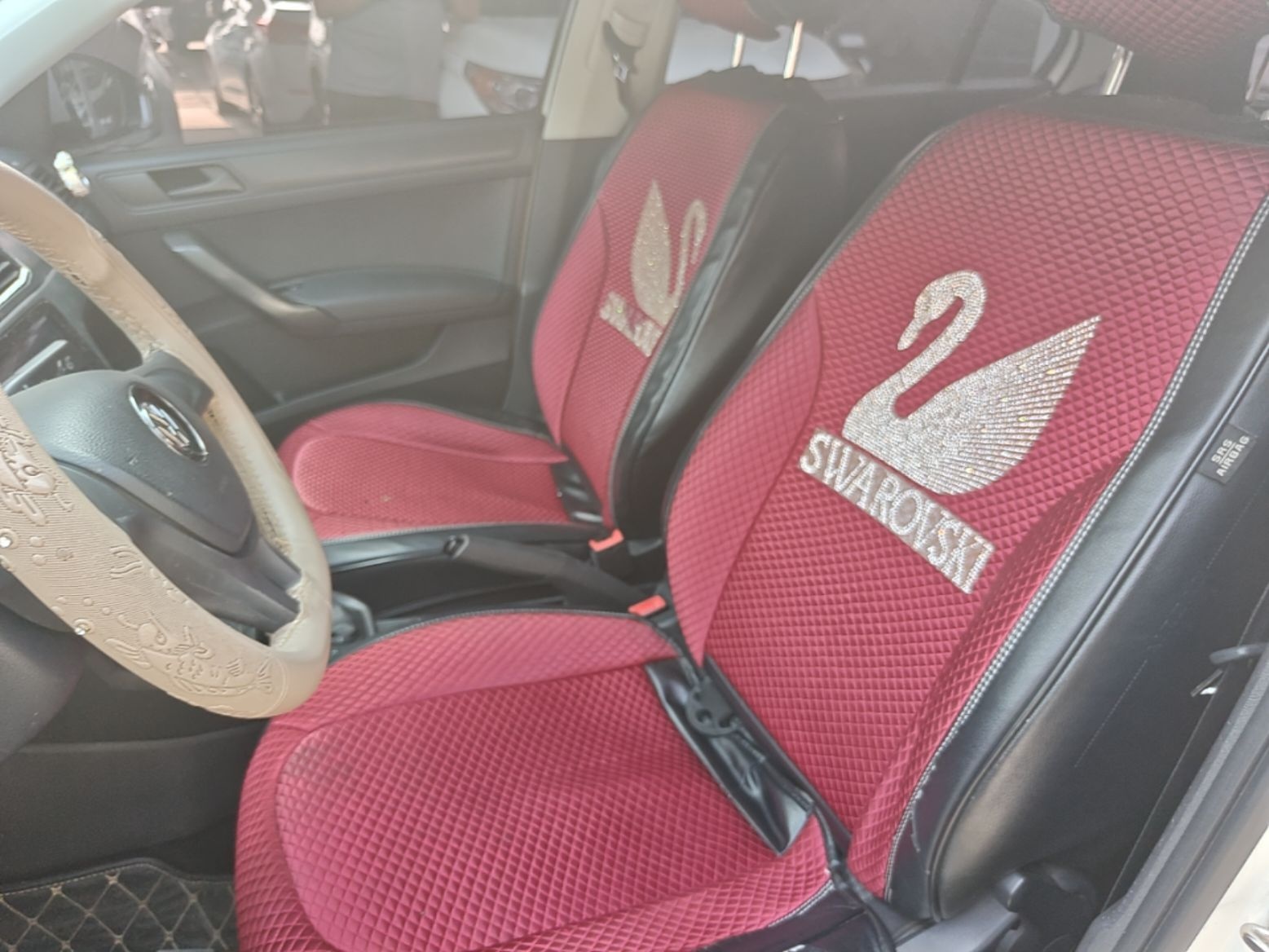 A primeira fila do carro