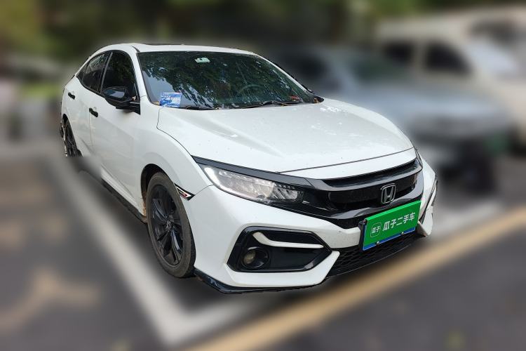 Used Honda Civic 2021 HATCHBACK 220TURBO CVT Trendy Cool Edition Front Right 45 Deg