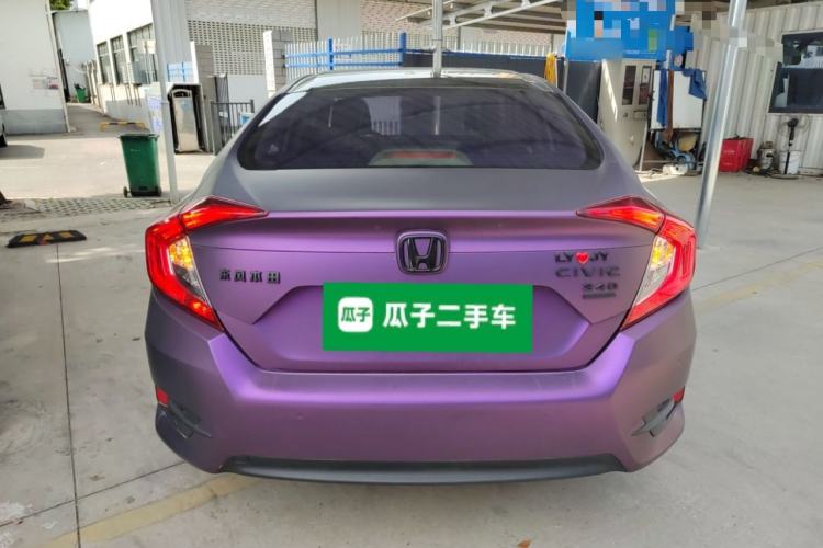 Used Honda Civic 2019 220TURBO CVT Dynamic Edition China VI Rear