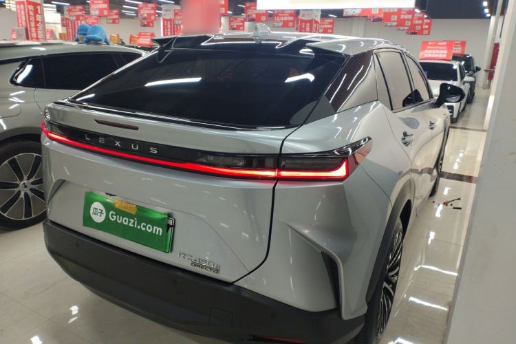 Used Lexus RZ 2023 450e All-Wheel Drive Luxury Edition Rear Right 45 Deg