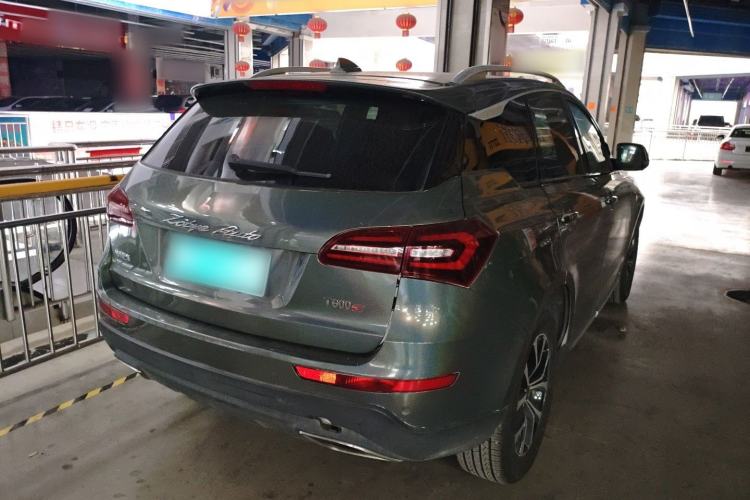 Used Zotye T600 Coupe 2017 1.5T Manual Luxury Model Rear Right 45 Deg