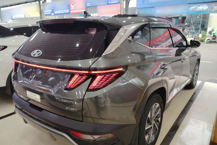 Used Hyundai Tucson 2021 Tucson L 1.5T DCT GLX Elite Edition Rear Right 45 Deg