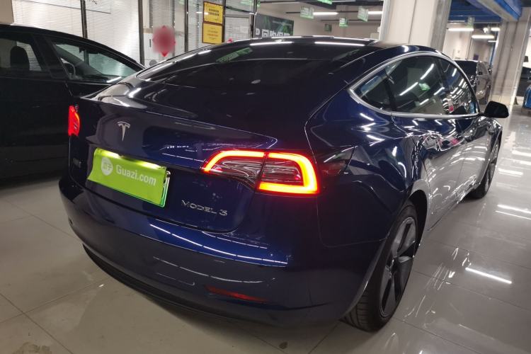 Used Tesla Model 3 2021 Standard Range Rear-Drive Upgraded Version Rear Right 45 Deg