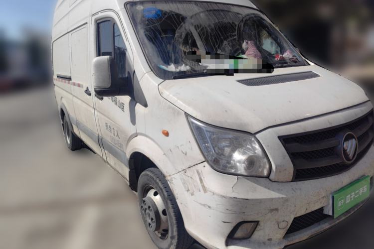 Used Foton Toano 2022 2.8T Manual Jixiang Van Long Wheelbase Ultra-High Roof Rear Dual Tires 3-Seater F2.8NS6B177L
