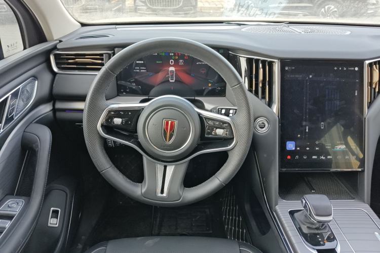 Used Hongqi HS7 PHEV 2024 2.0T PHEV Four-Wheel Drive Flagship Edition 6 Seats Steering Wheel