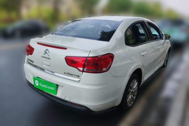 Used Citroen C-Quatre 2013 Sedan 1.6L Manual - Prestige Model Rear Right 45 Deg