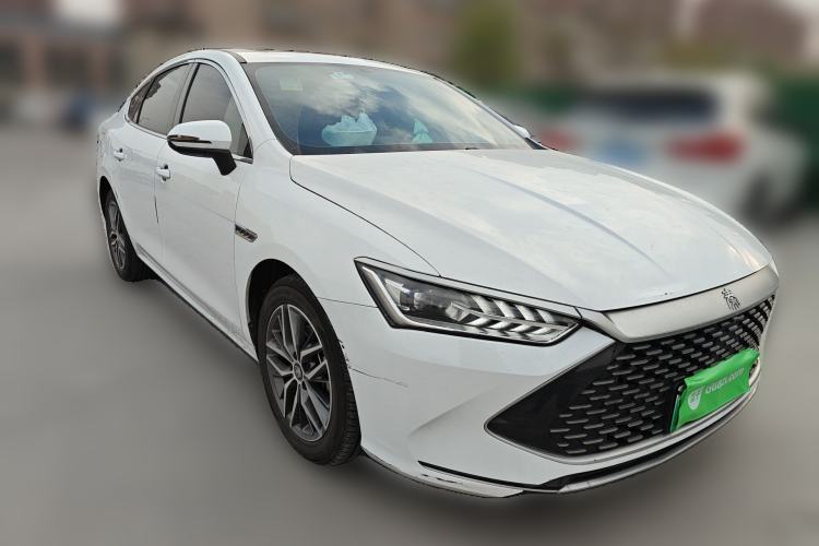 Used BYD Qin PLUS 2021 DM-i 55KM Flagship Model Front Right 45 Deg