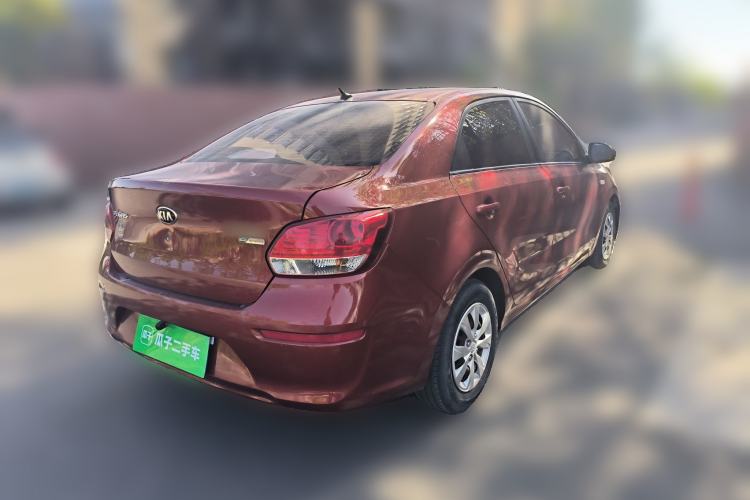 Used Kia Pegas 2017 1.4L Manual Fashion Edition Smart Rear Right 45 Deg