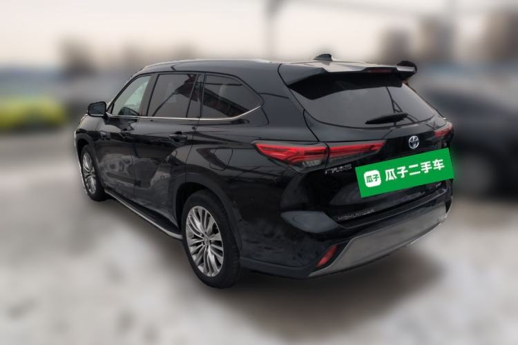 Used Toyota Highlander 2022 Dual-Engine 2.5L Four-Wheel Drive Prestige Version 7 Seats Rear Left 45 Deg