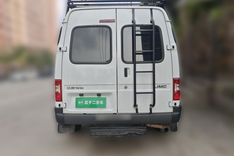 Used JMC Transit 2019 2.8T Commercial Version Short Wheelbase Mid-Roof 6-Seater China VI JX493 Rear