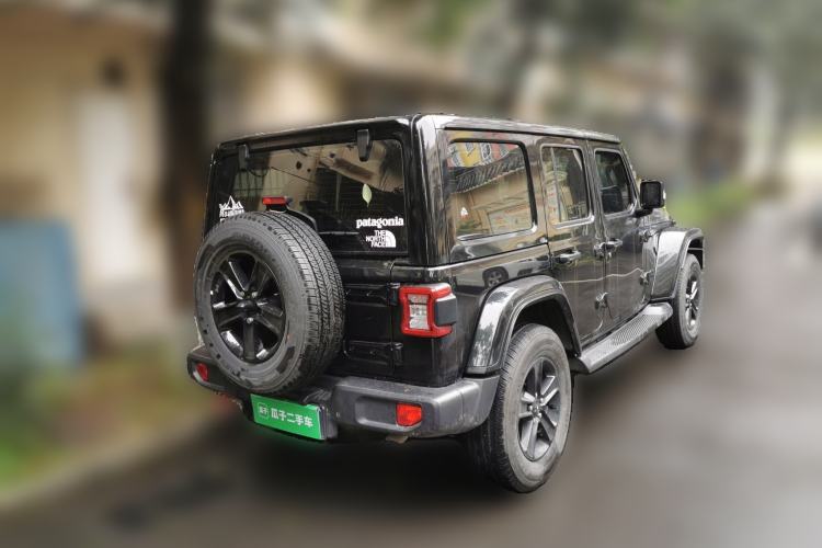 Used Jeep Wrangler 2021 2.0T Sahara Four-Door Edition Rear Right 45 Deg