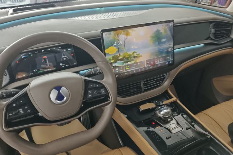 Used Denza D9 2022 DM-i 970 Four-Wheel Drive Prestige Model Center Console