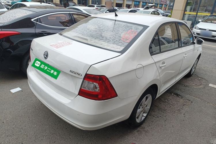 Used Skoda Rapid 2016 1.4L Manual Trend Edition Rear Right 45 Deg