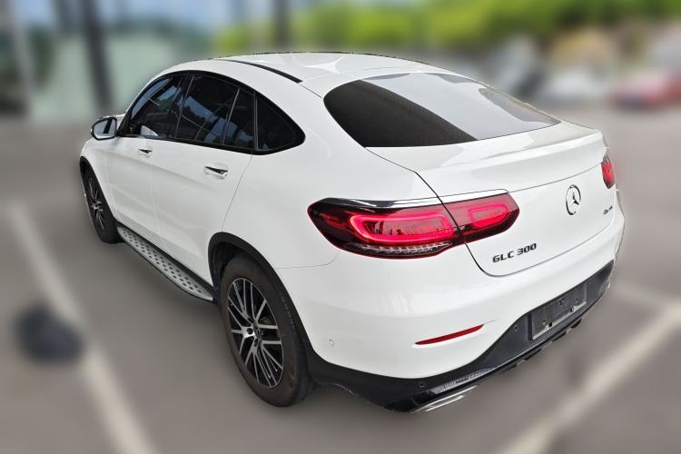 Used Mercedes-Benz GLC Coupe 2020 GLC 300 4MATIC Coupe SUV Rear Left 45 Deg