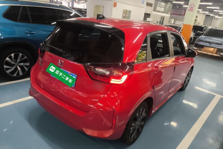 Used Honda Fit 2021 1.5L CVT Trendy Sports Edition Rear Right 45 Deg