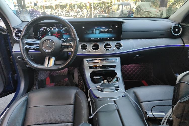 Used Mercedes-Benz E-Class New Energy 2021 E 350 e L Plug-in Hybrid Sports Sedan
