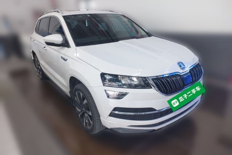 Used Skoda Karoq 2022 TSI280 Prestige Edition Front Right 45 Deg