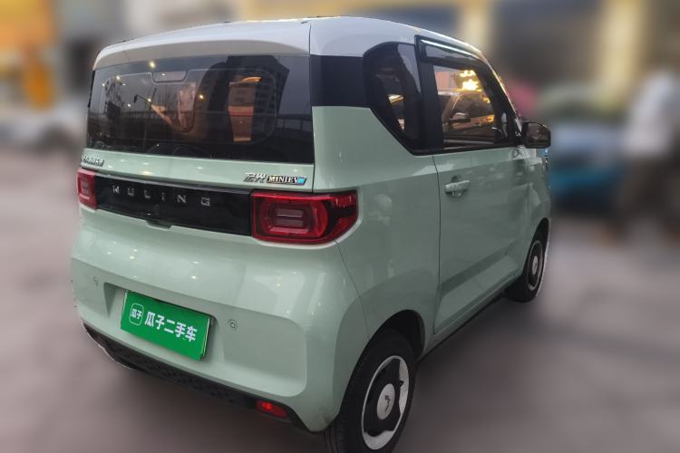 Used Wuling Hongguang MINIEV 2021 Macaron Fashion Model Lithium Iron Phosphate Rear Right 45 Deg