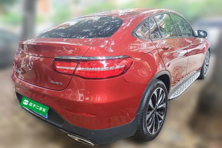 Used Mercedes-Benz GLC Coupe 2018 GLC 260 4MATIC Coupe SUV Rear Right 45 Deg