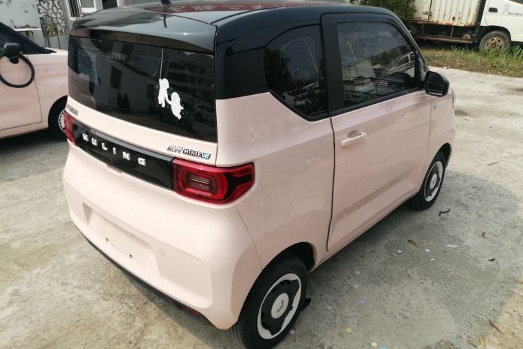 Used Wuling Hongguang MINIEV 2021 Macaron Fashion Model Lithium Iron Phosphate Rear Right 45 Deg