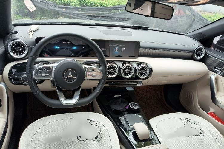 Used Mercedes-Benz A-Class 2022 Restyled A 200 L Sport Sedan Dynamic Version Steering Wheel