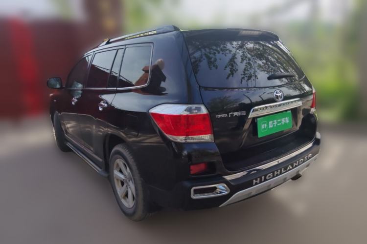 Used Toyota Highlander 2012 2.7L 2WD 5-Seater Elite Edition Rear Left 45 Deg