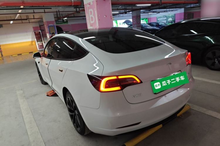 Used Tesla Model 3 2022 Rear-Wheel-Drive Version Rear Left 45 Deg