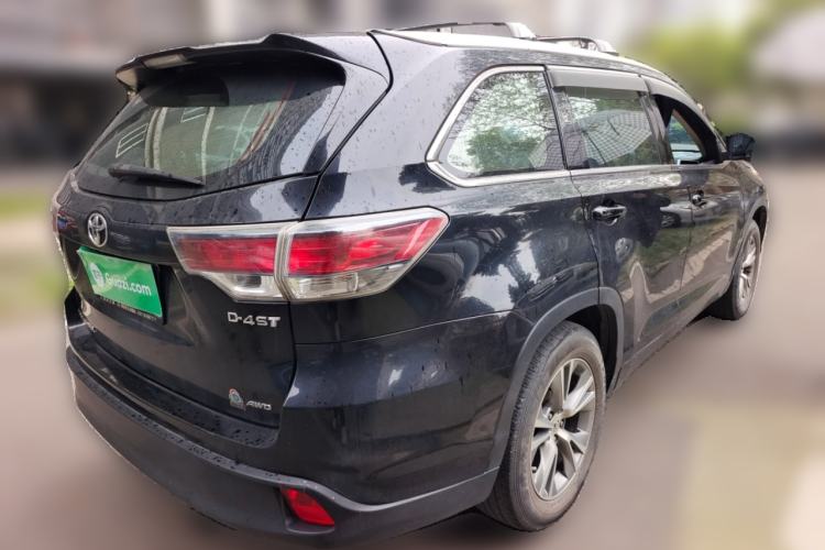 Used Toyota Highlander 2015 2.0T Four-Wheel Drive Elite Edition 7-Seater Rear Right 45 Deg