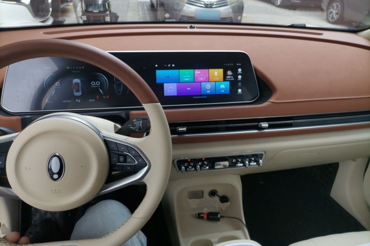 Used ORA Good Cat 2022 Morandi Edition 400km Standard Range Luxury Version Lithium Iron Phosphate Center Console