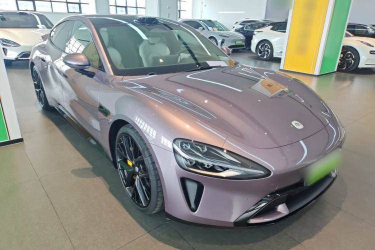 Used Xiaomi Auto SU7 2024 Four-Wheel Drive Ultra-Long Range Advanced Intelligent Driving Max Edition Front Right 45 Deg