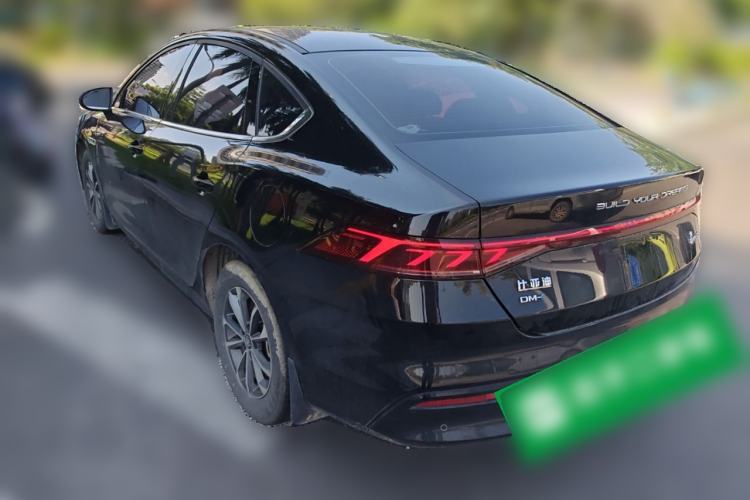 Used BYD Qin PLUS 2023 Champion Edition DM-i 55KM Leading Model Rear Left 45 Deg