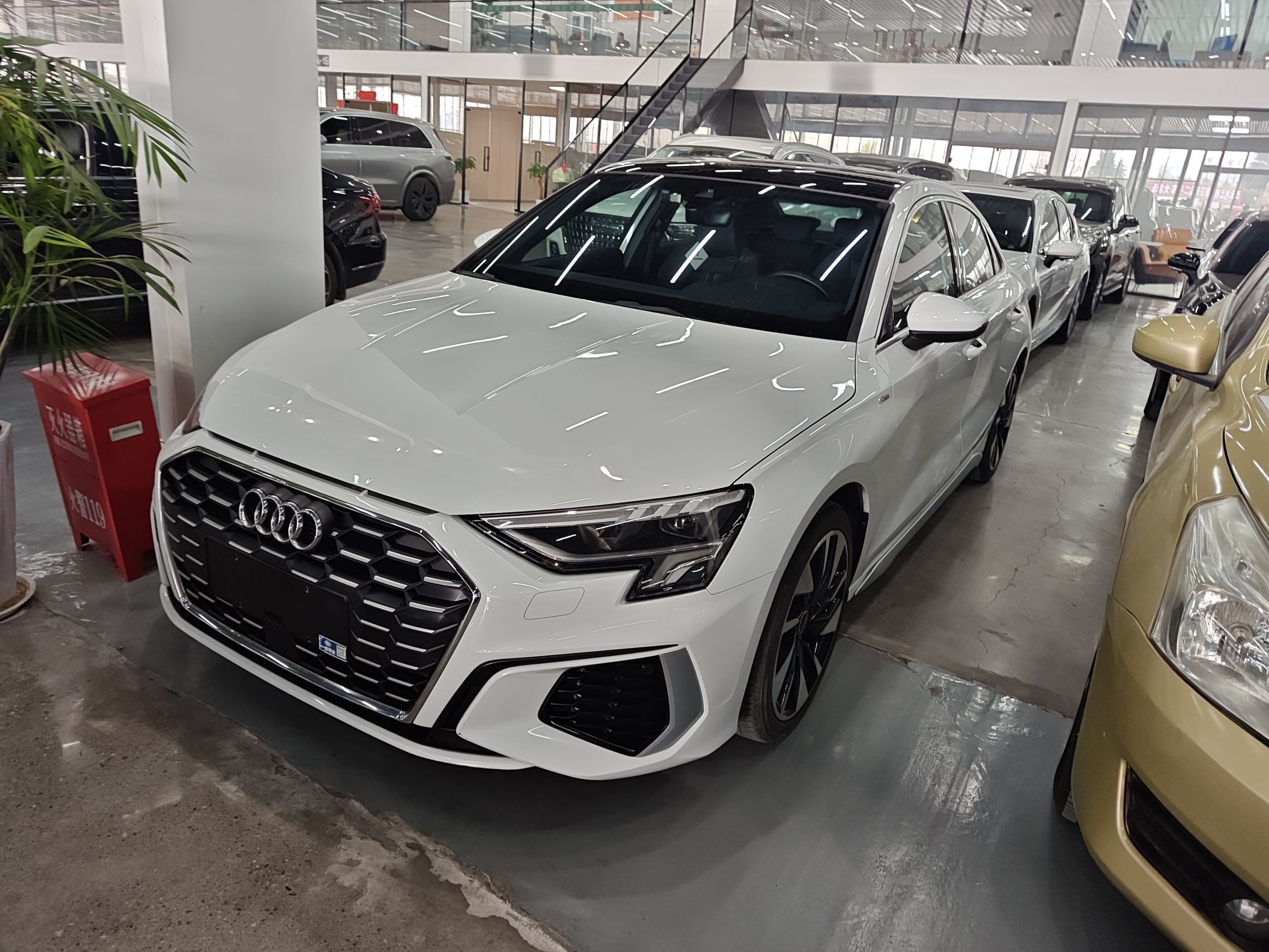 تحت مقدمة السيارة