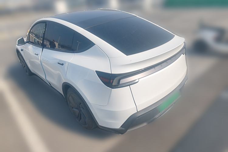 Used Tesla Model Y 2025 Long-Range All-Wheel Drive First Edition Rear Left 45 Deg