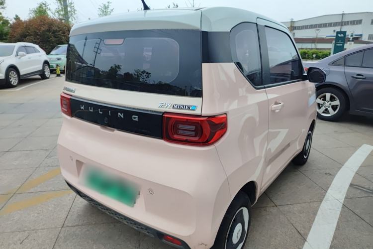 Used Wuling Hongguang MINIEV 2021 Macaron Fashion Model Lithium Iron Phosphate Rear Right 45 Deg