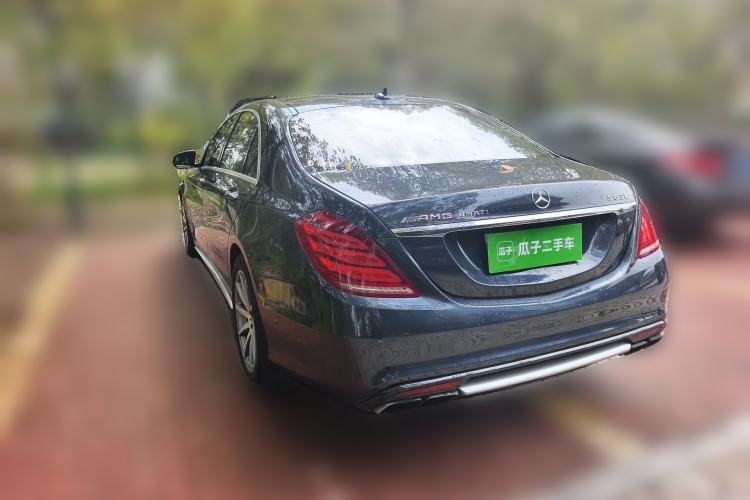 Used Mercedes-Benz S-Class AMG 2014 AMG S 63 L 4MATIC Rear Left 45 Deg