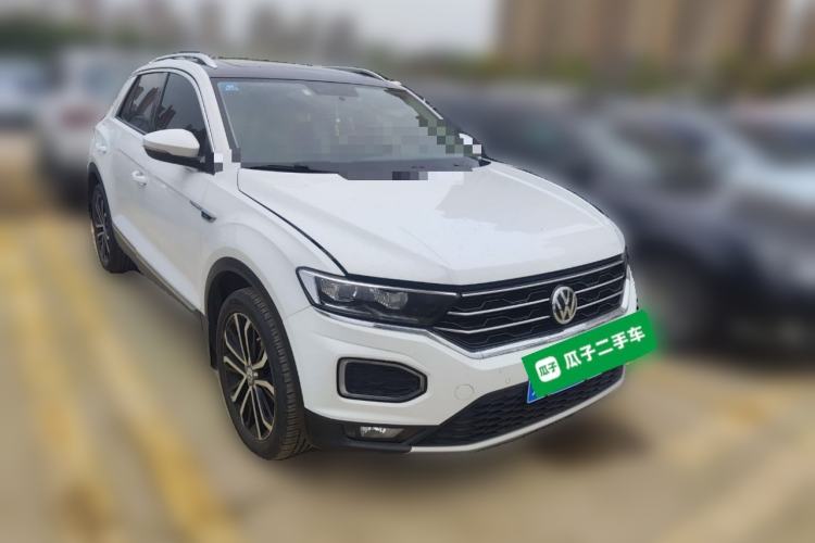 Used Volkswagen T-ROC 2020 280TSI DSG Two-Wheel Drive Comfort Version Front Right 45 Deg