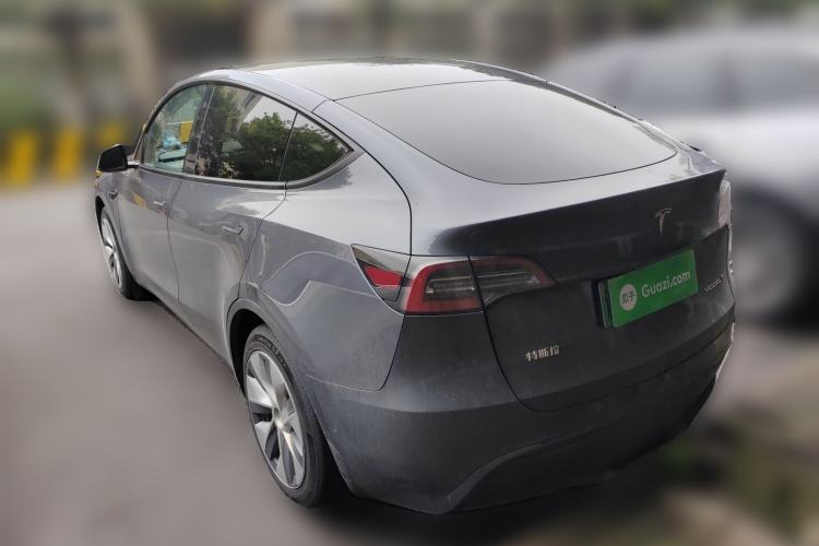 Used Tesla Model Y 2021 Standard Range Rear-Wheel Drive Version Rear Left 45 Deg