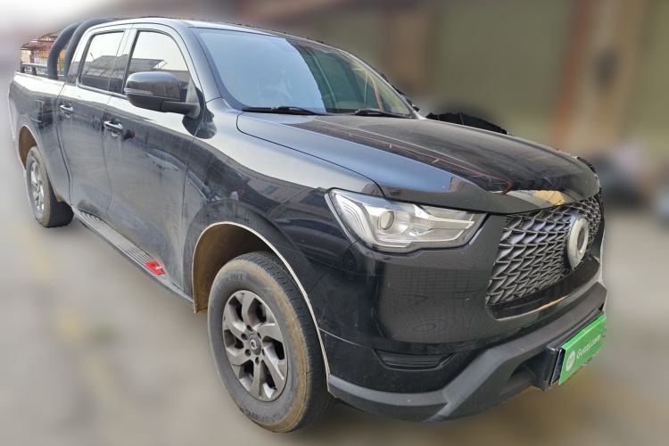 Used Great Wall Poer 2021 2.0T Commercial Version Automatic Diesel Two-Wheel Drive Elite Trim with Long Bed – GW4D20M Front Right 45 Deg